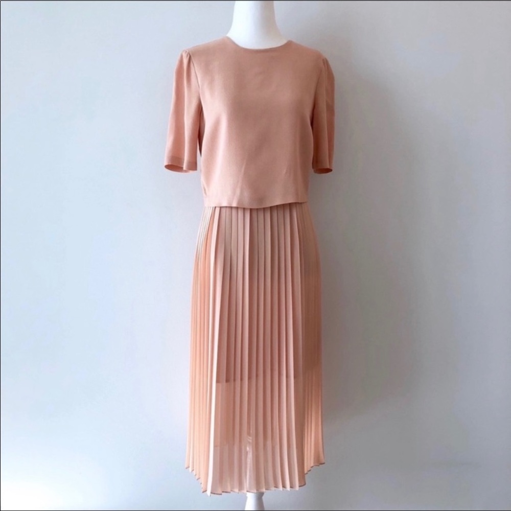 Pink pleated skirt | Dress